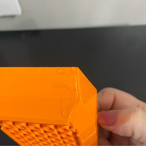 LEGO Orange Construction Vehicle Tipper Bed Orange - Picture 4 of 9